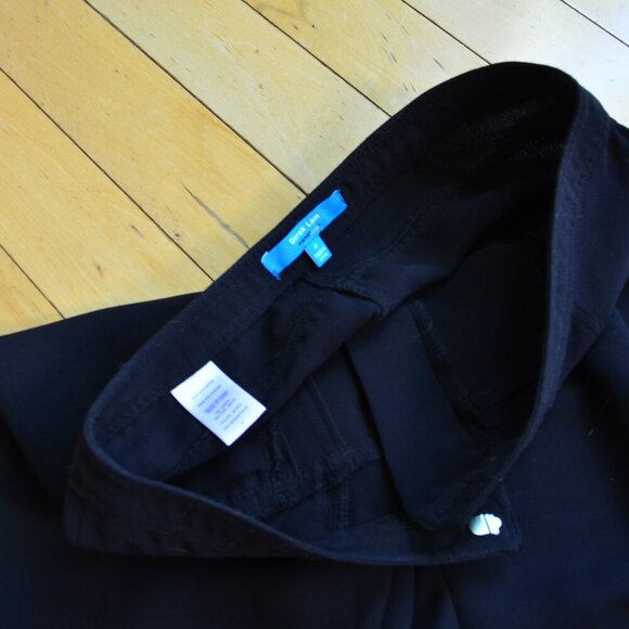 Derek Lam Womens Size 2 Pleated Ankle Trouser Pants Tapered Leg Black - Picture 3 of 7